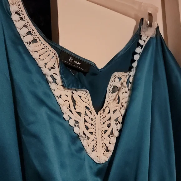 Blue Bwear Silk Embroidered Blouse - Picture 2 of 8